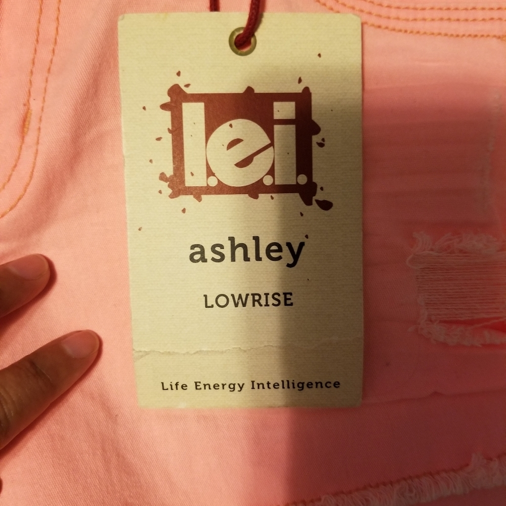 Nwt Le Ashley Lowrise Short Women's Size 13 Color Light Orange — image 7 of 8